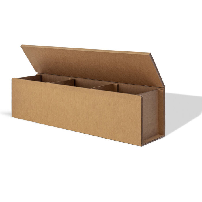 Banc modulaire en carton ouvert pour stands événementiels ou décoration scénographique, idéal pour espaces et installations professionnelles - Le Meuble en Carton une marque du groupe Natur Design