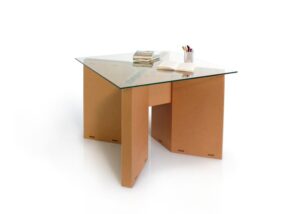 Table de réunion en carton SIMIEN pour 4 personnes