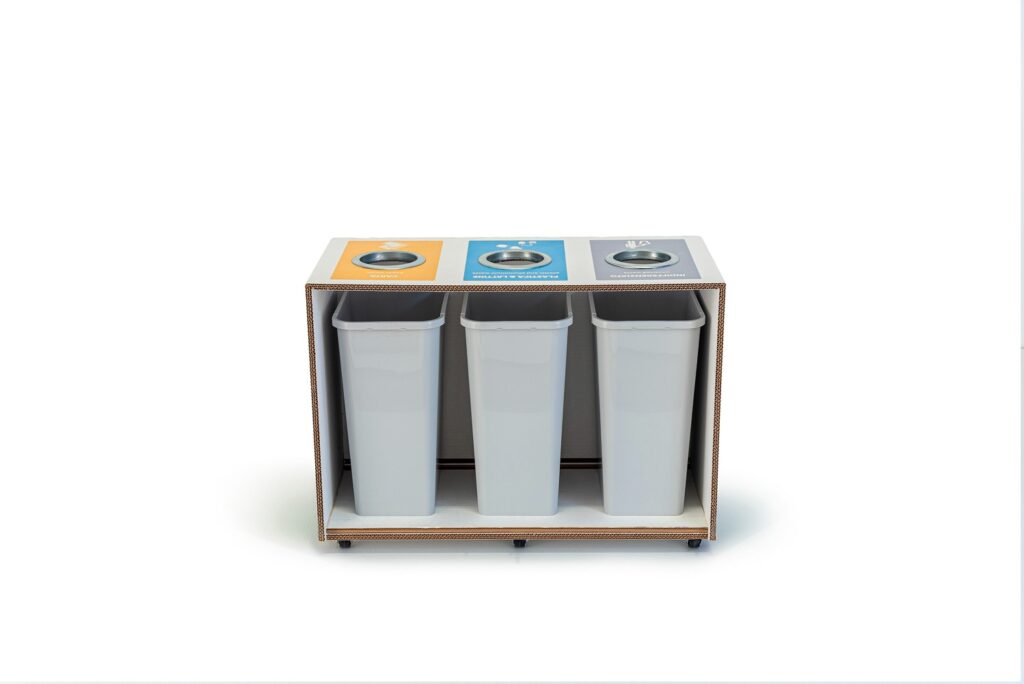 Bac de tri en carton ELGON - Le Meuble en Carton