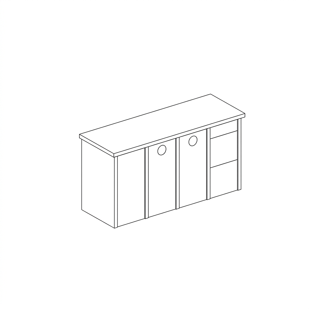 Bar en carton KILIMANJARO - Le Meuble en Carton