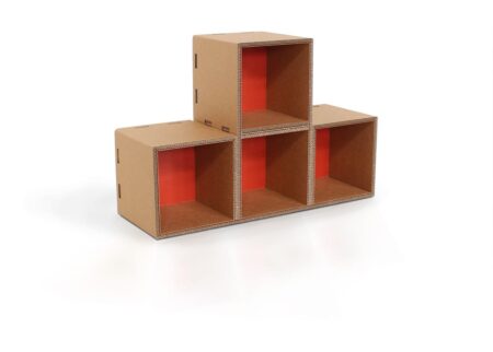 Bibliothèque en carton YUSHAN T