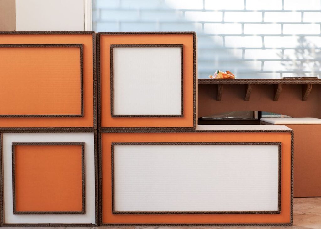 Étagère en carton LISTER A - Le Meuble en Carton