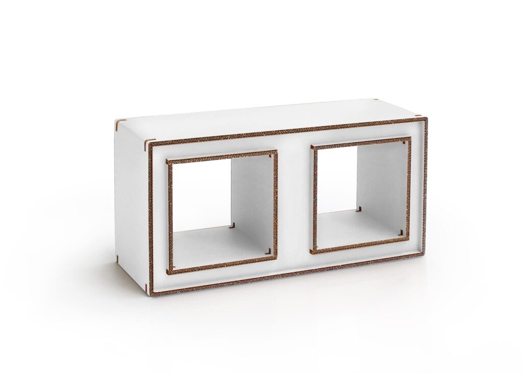 Étagère en carton LISTER B - Le Meuble en Carton