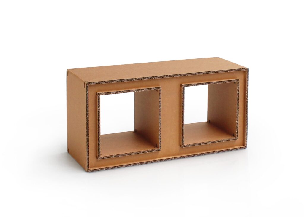 Étagère en carton LISTER B - Le Meuble en Carton
