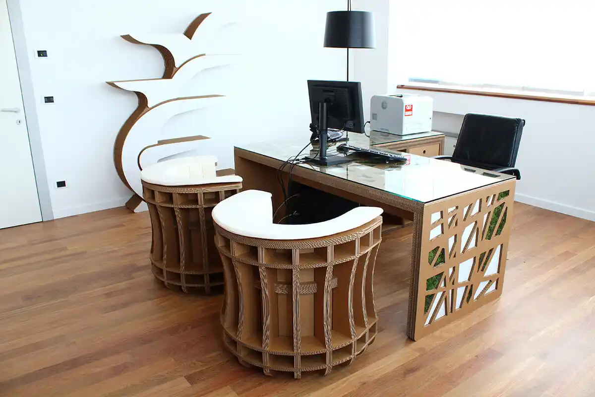 Réalisation Le Meuble en Carton
