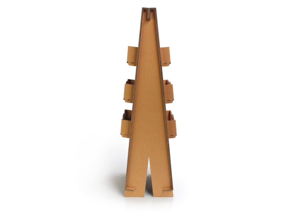 Porte-flyers en carton KONGUR B - Le Meuble en Carton