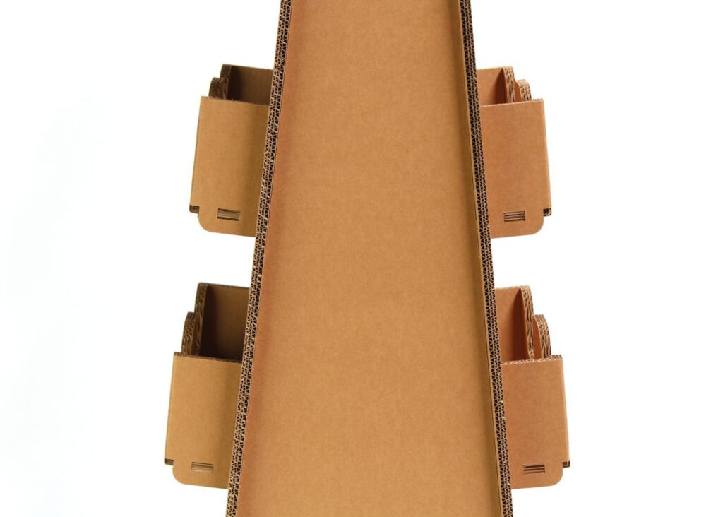 Porte-flyers en carton KONGUR B - Le Meuble en Carton
