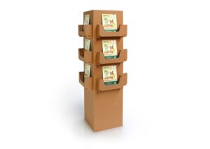 Porte-flyers en carton KONGUR C
