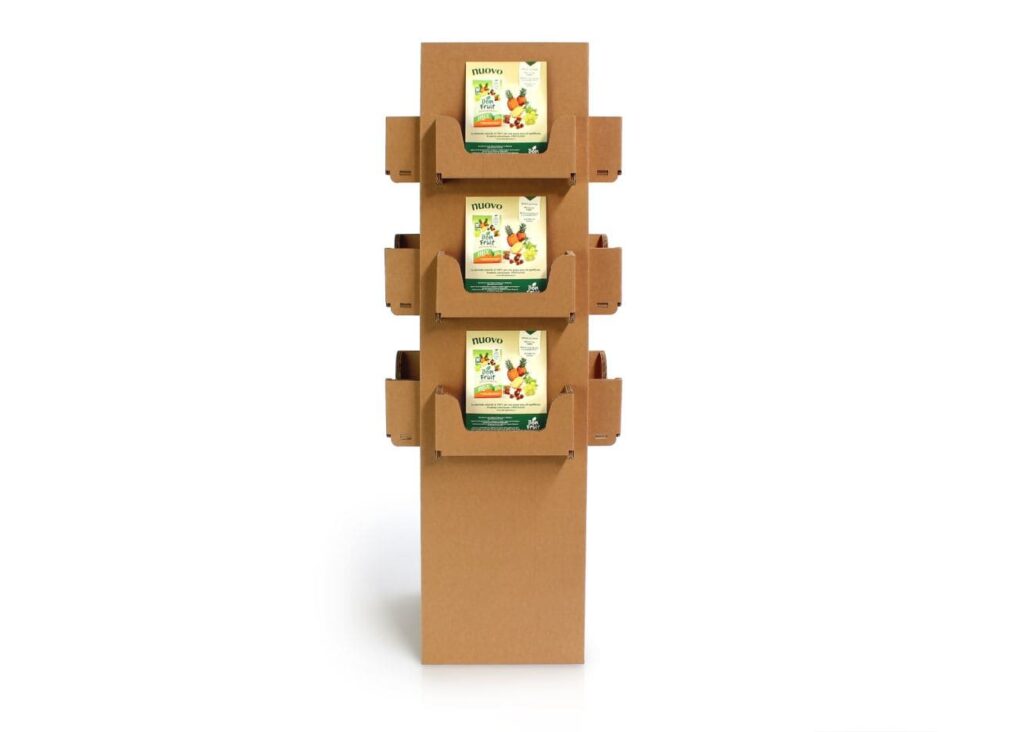 Porte-flyers en carton KONGUR C - Le Meuble en Carton