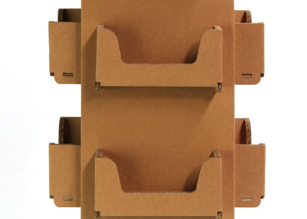 Porte-flyers en carton KONGUR C - Le Meuble en Carton