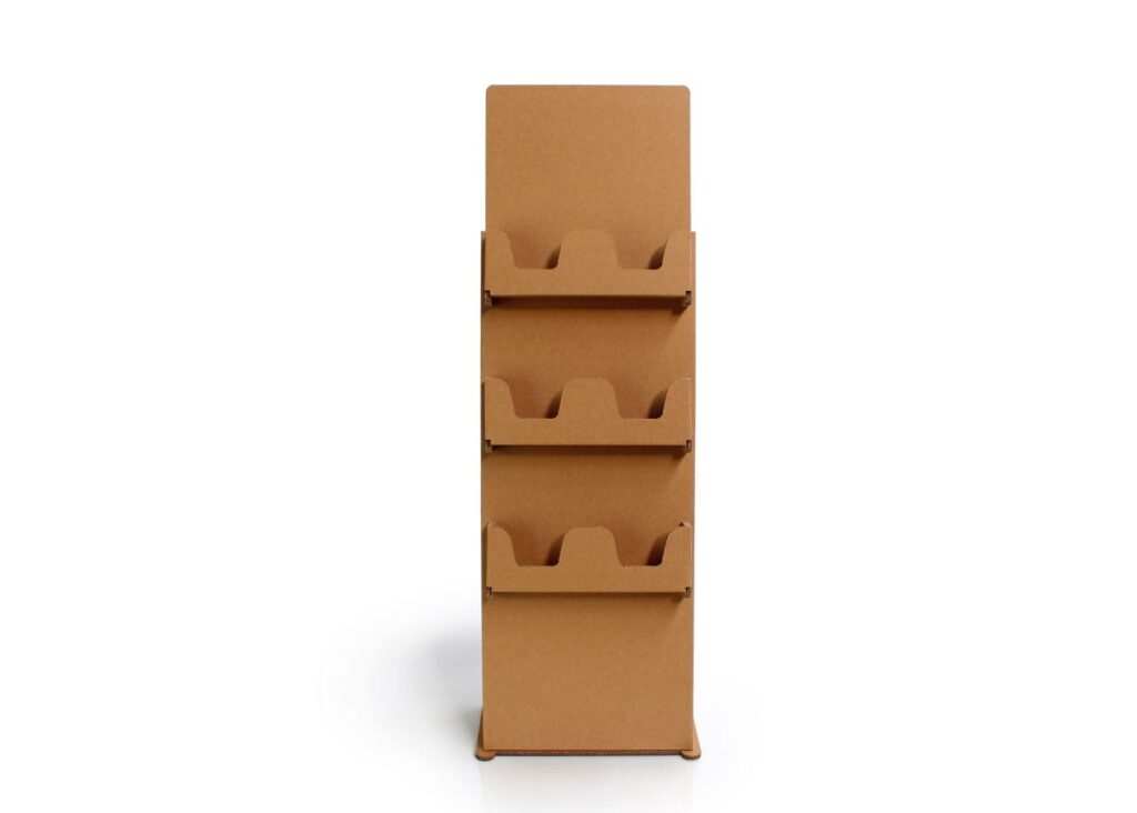 Porte-flyers en carton KONGUR A - Le Meuble en Carton
