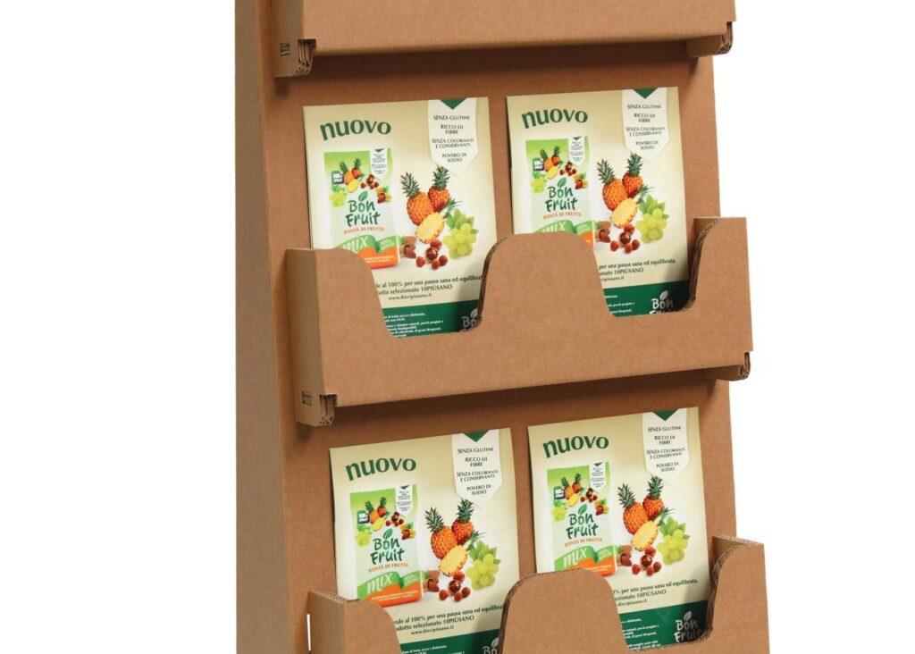 Porte-flyers en carton KONGUR A - Le Meuble en Carton