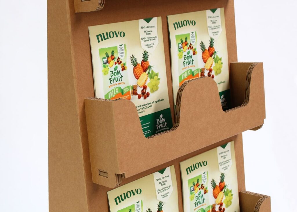 Porte-flyers en carton KONGUR A - Le Meuble en Carton