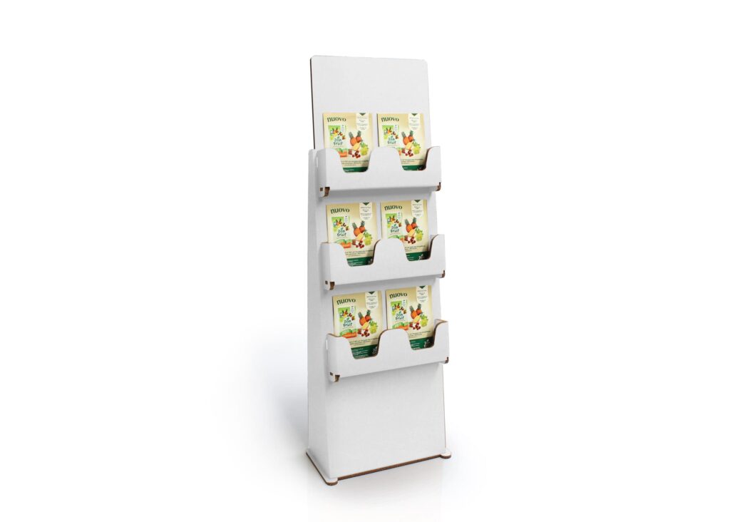Porte-flyers en carton KONGUR A - Le Meuble en Carton