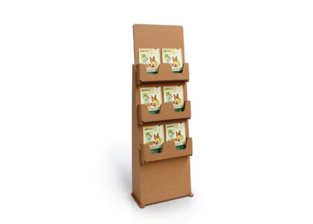 Porte-flyers en carton KONGUR A