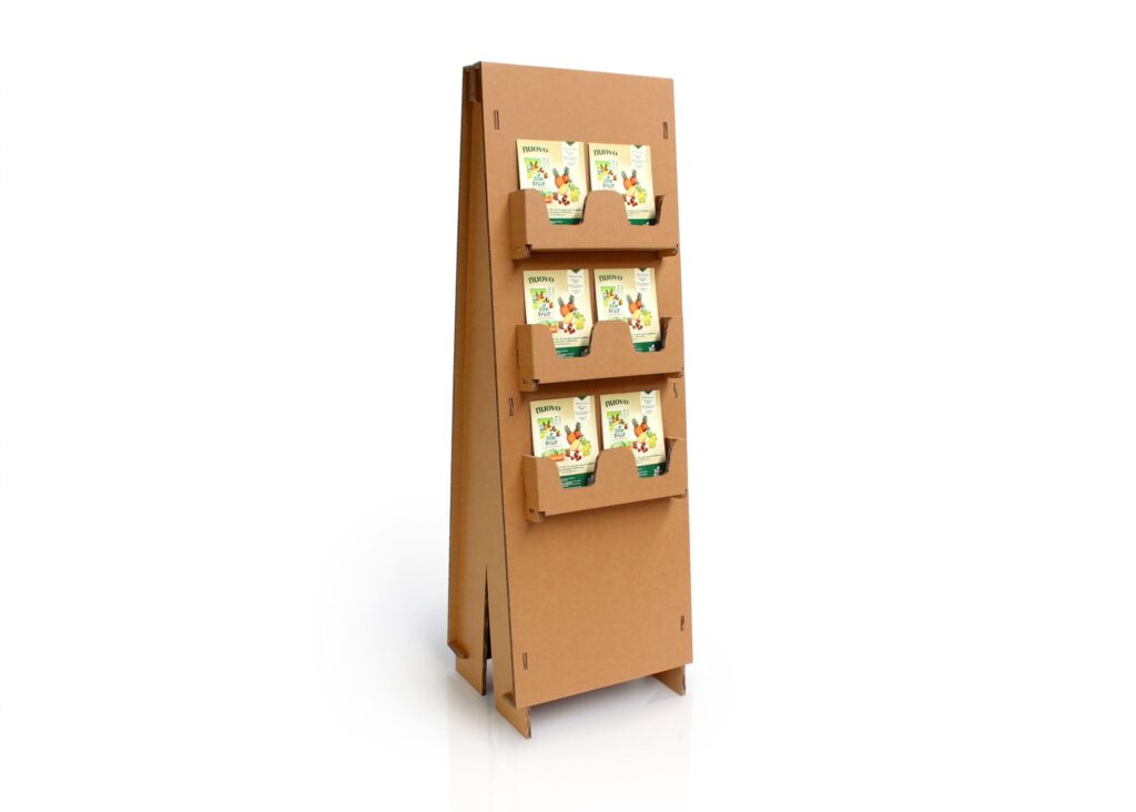 Porte-flyers en carton KONGUR B - Le Meuble en Carton