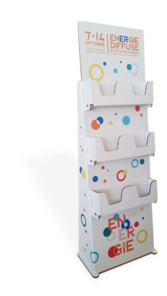 Porte-flyers en carton KONGUR A - Le Meuble en Carton