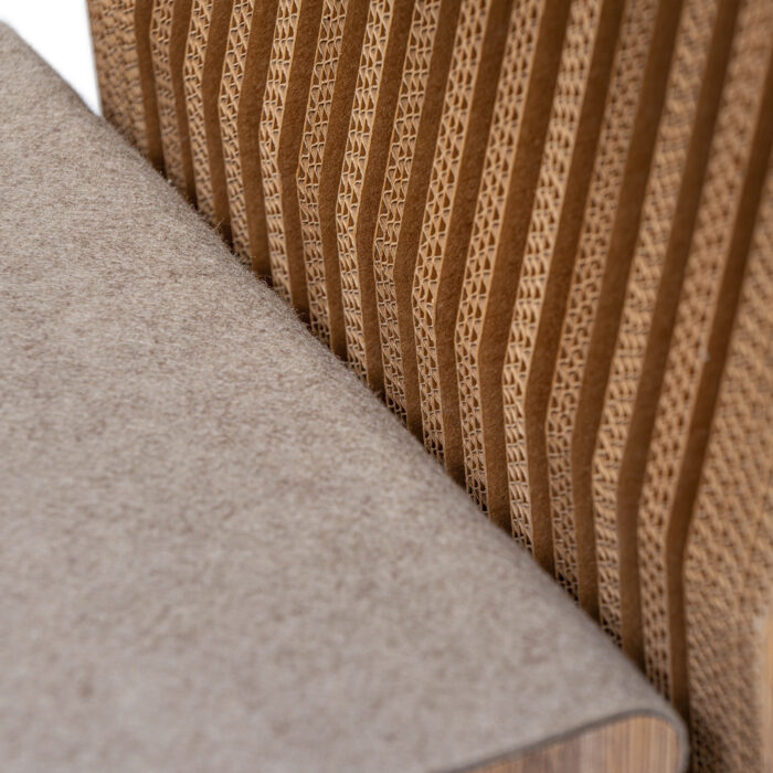 Chaise en carton LEVANNA - Le Meuble en Carton