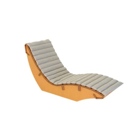 Chaise longue en carton JUNGFRAU