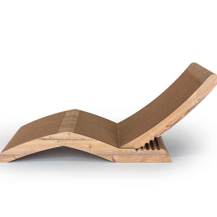 Chaise longue en carton RUITOR - Le Meuble en Carton