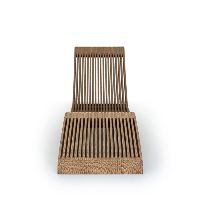 Chaise longue en carton RUITOR - Le Meuble en Carton