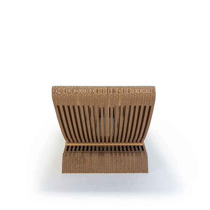 Chaise longue en carton RUITOR - Le Meuble en Carton