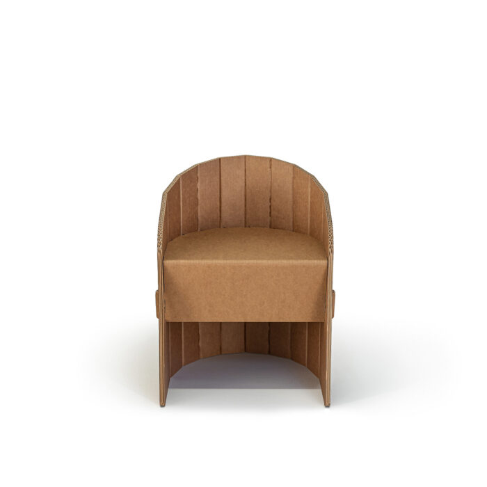 Fauteuil en carton TERSIVA - Le Meuble en Carton