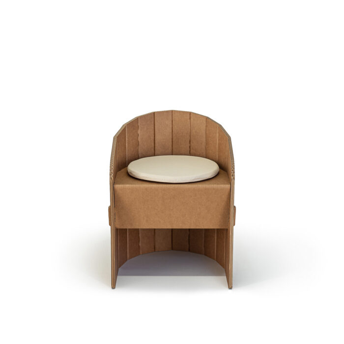 Fauteuil en carton TERSIVA - Le Meuble en Carton