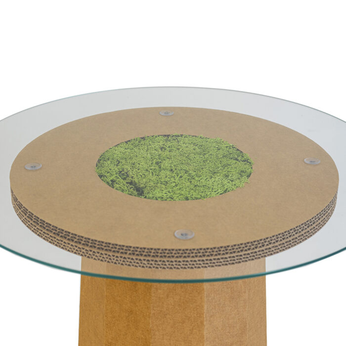 Table haute en carton ETNA - Le Meuble en Carton