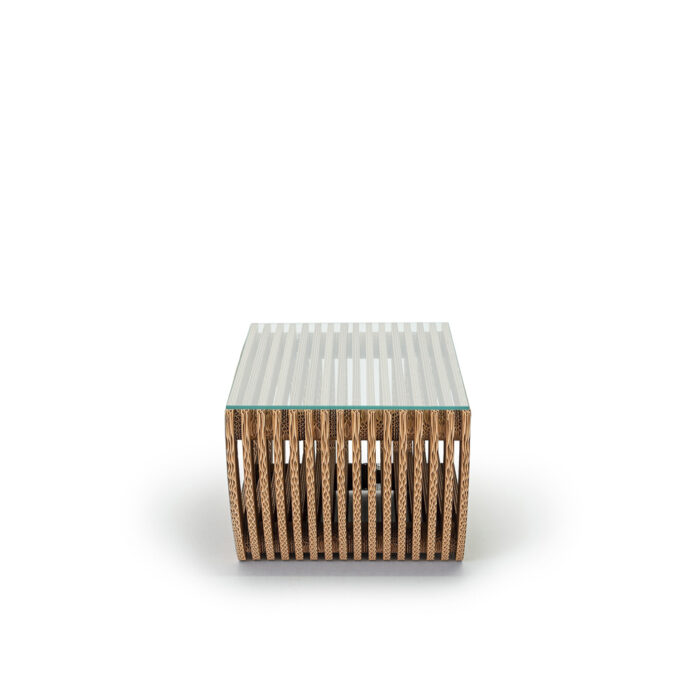Table basse en carton SASSIÈRE - Le Meuble en Carton