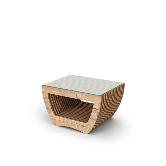 Table basse en carton SASSIÈRE - Le Meuble en Carton