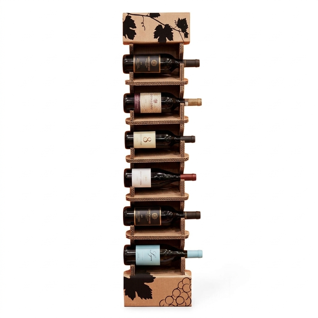 Présentoirs à vin en carton