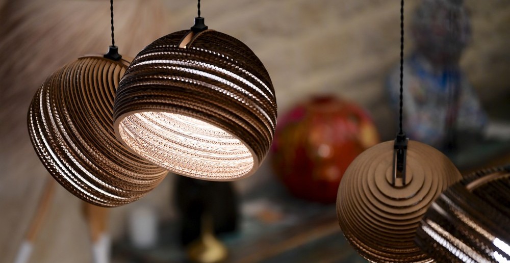 Suspension en carton NOVA ORIENTABLE - Le Meuble en Carton