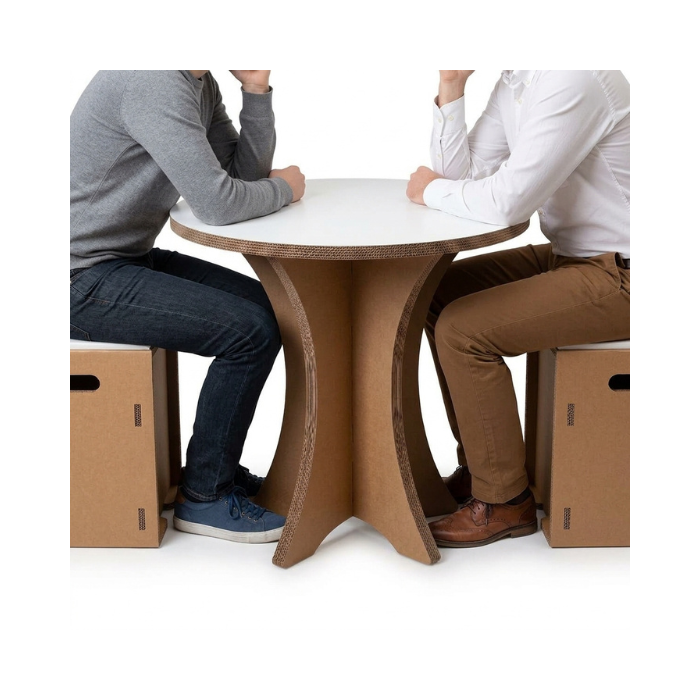 Table en carton KENYA E - Le Meuble en Carton
