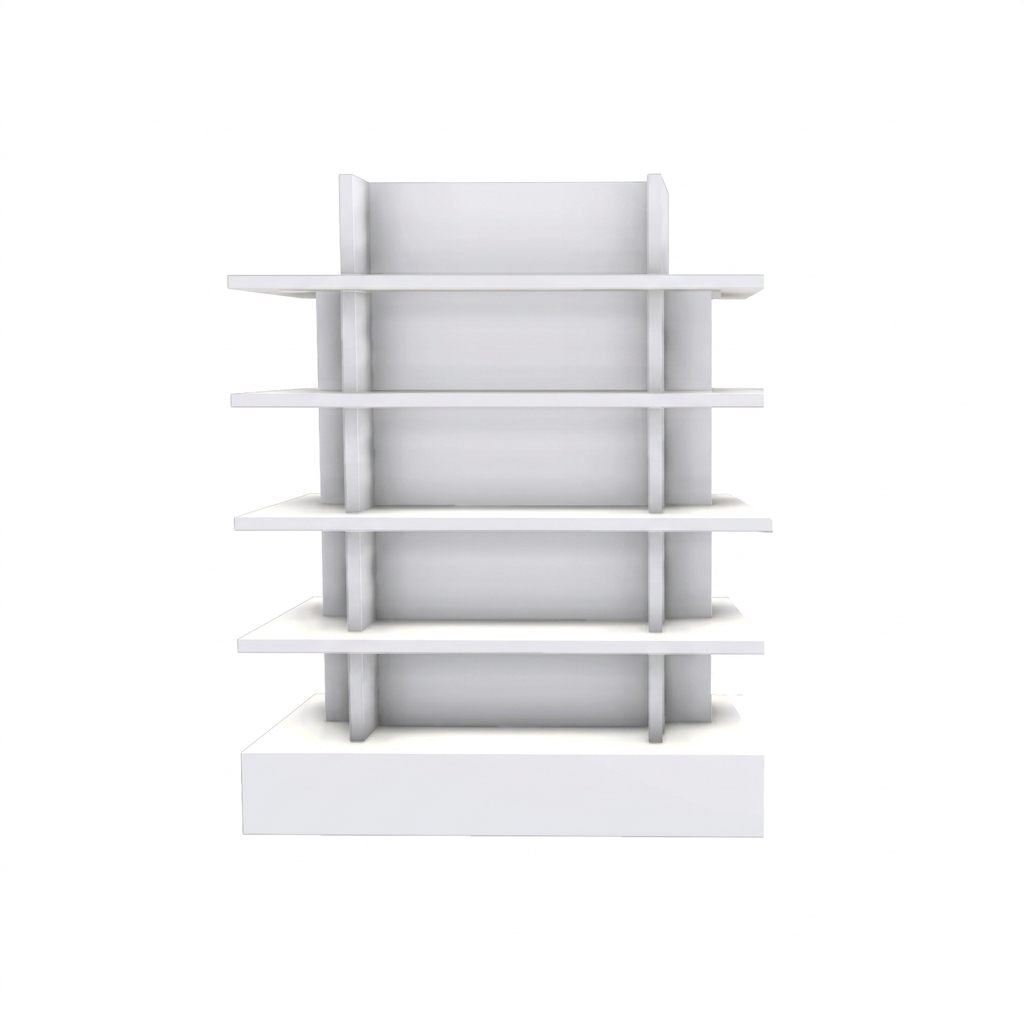 Gondole de pharmacie en carton ALTAÏ - Le Meuble en Carton